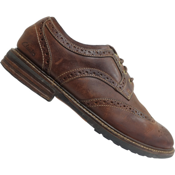 Clarks | Shoes | Clarks Men Shoes Wingtip Brown 5m95uk44eu  display picture 1
